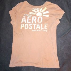Aeropostale Tee sz XL, brown